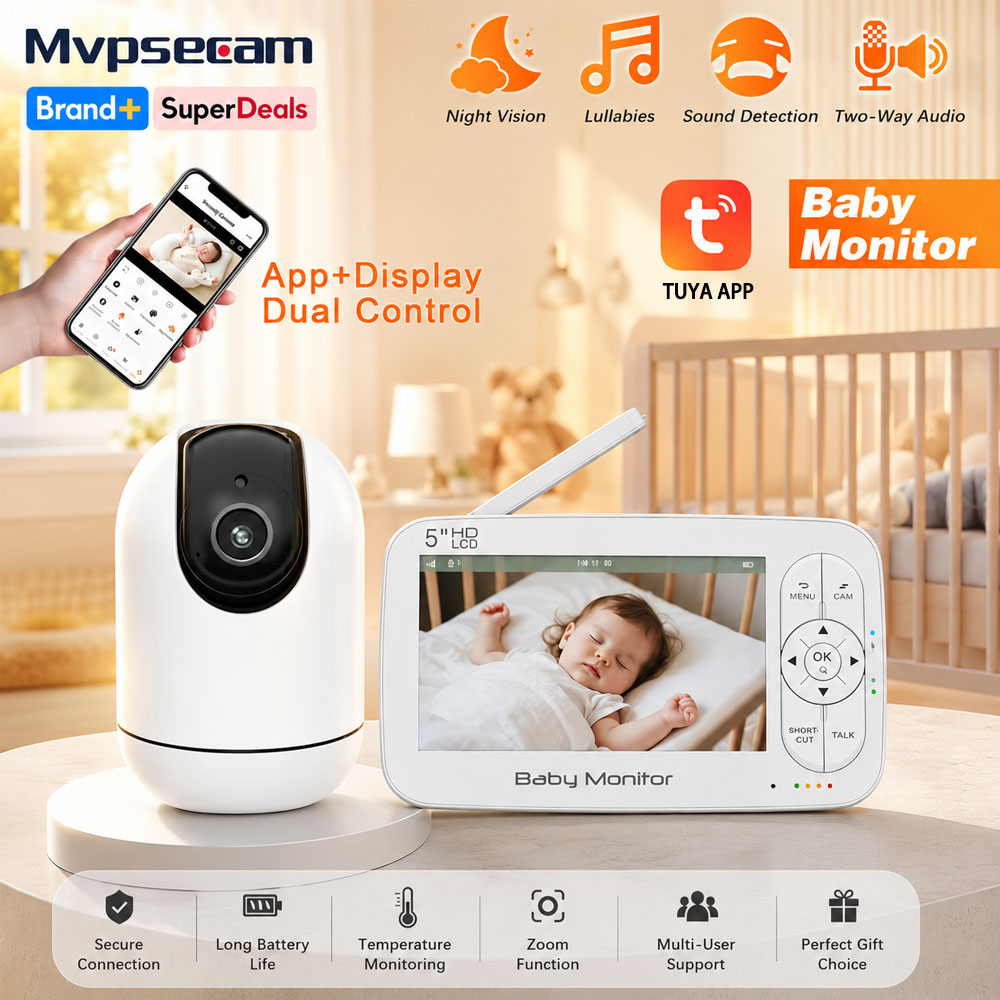 Audio Detect Music - Monitor de Bebê Inteligente com WiFi,