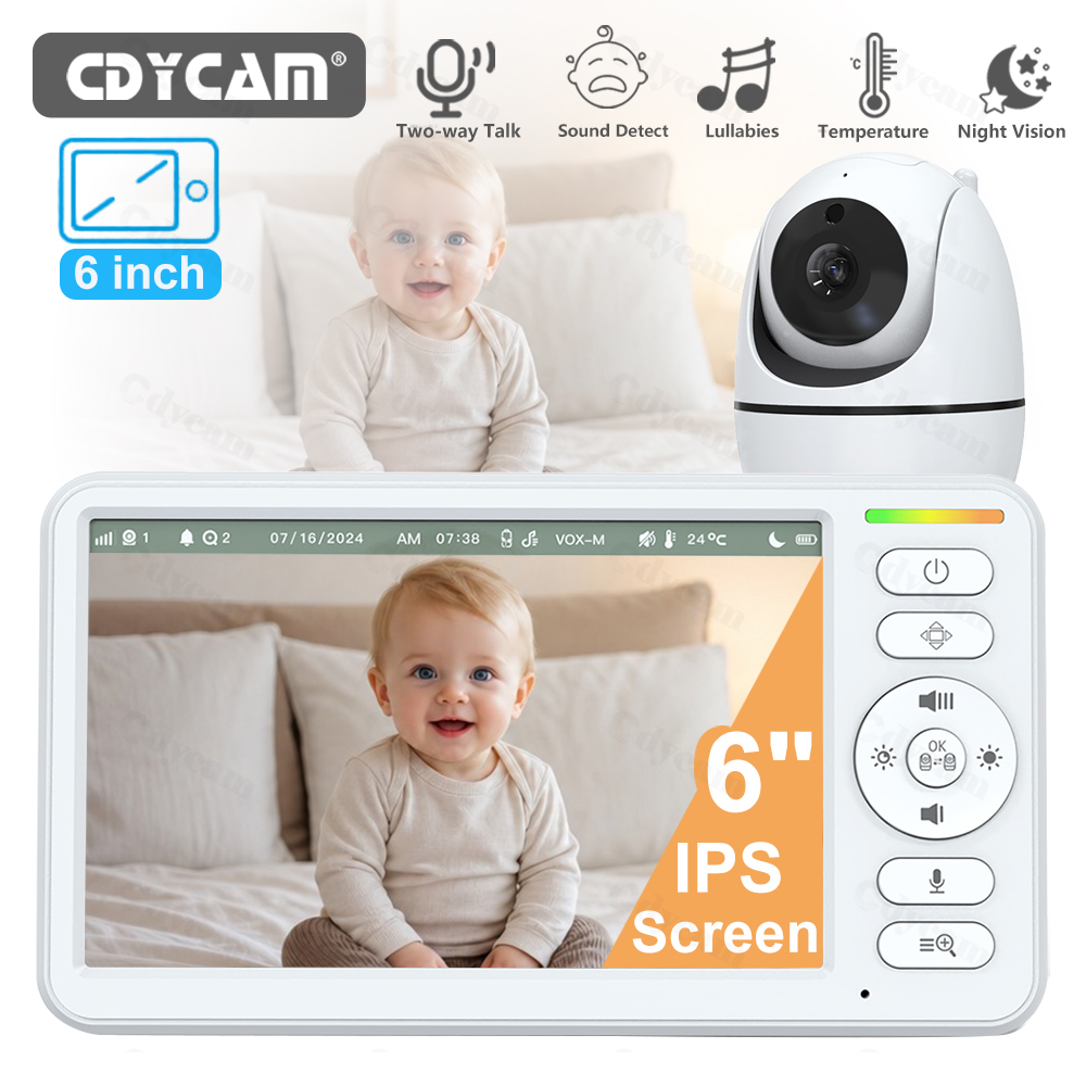Audio Music Kids - Monitor de Bebê de 6'' com