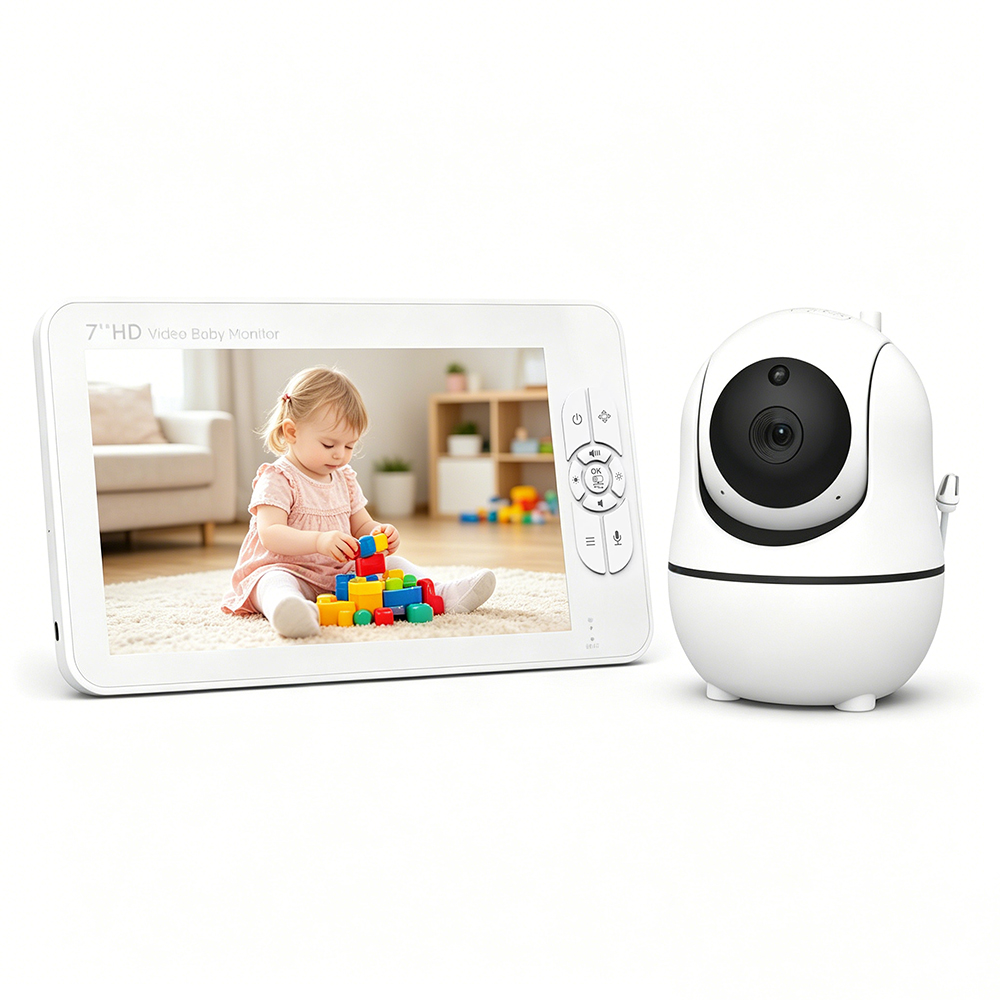 Audio Detect Music - Monitor de Bebê com Tela Dividida