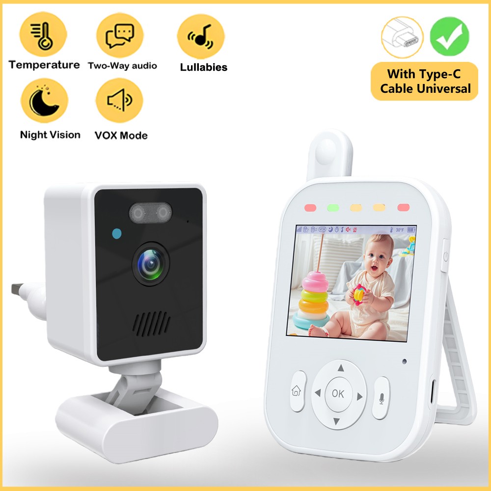 Audio Detect Music - Monitor de Bebê Sem Fio Interno