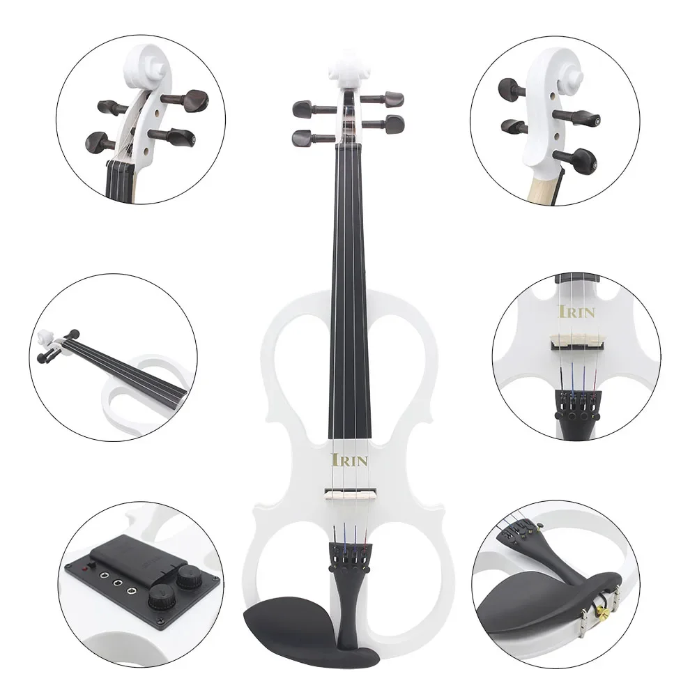 Violino Elétrico IRIN 4/4 com  - Violin Rosin Bow avaliação e preço