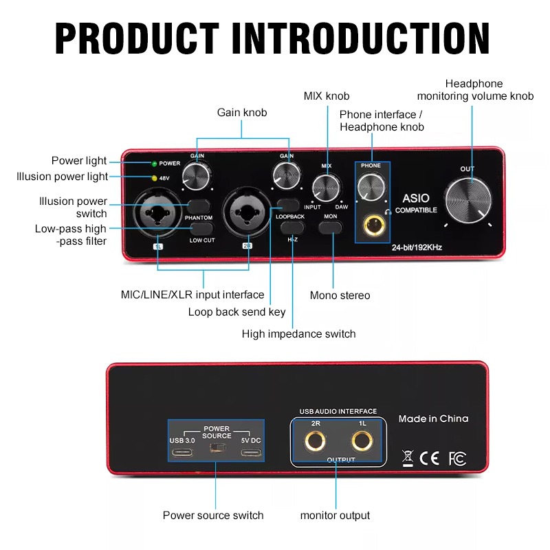 Interface de Áudio USB Portáti - Audio Music Cutting avaliação e preço