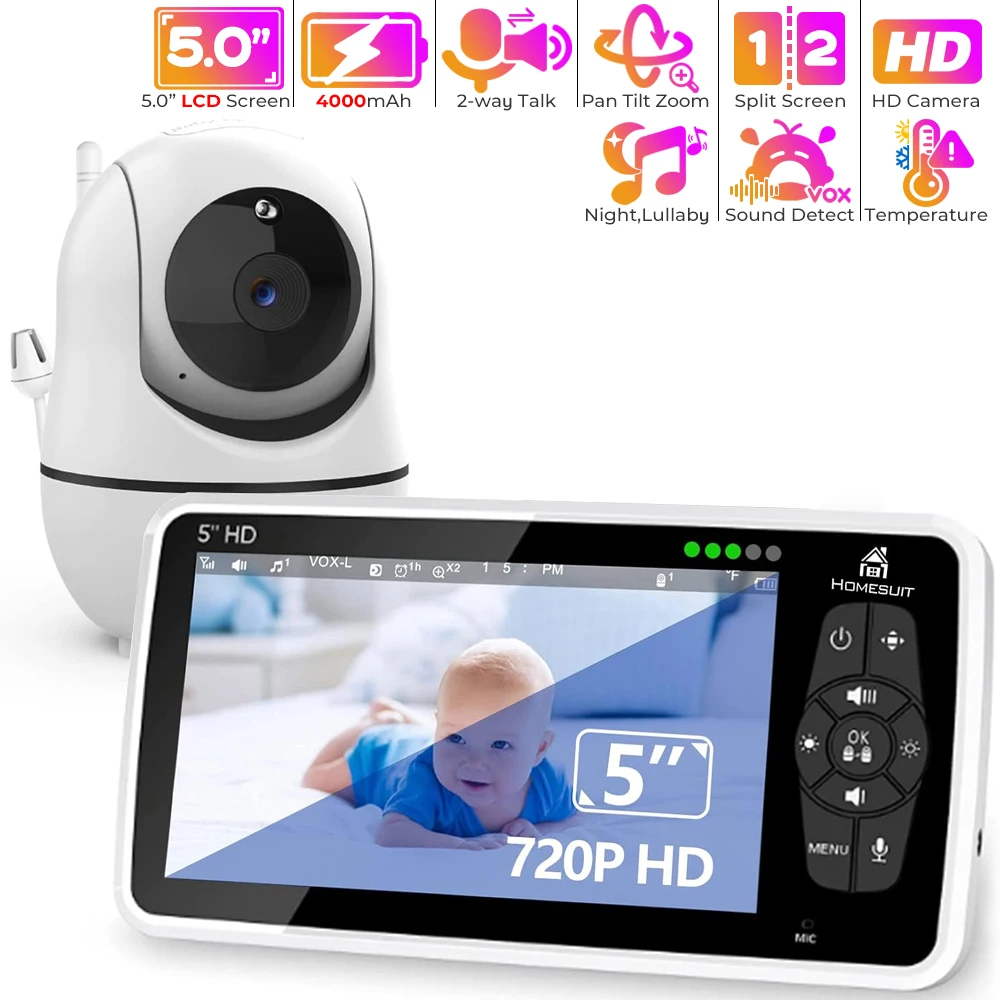 Monitor de bebê com vídeo com  - Audio Detect Music avaliação e preço