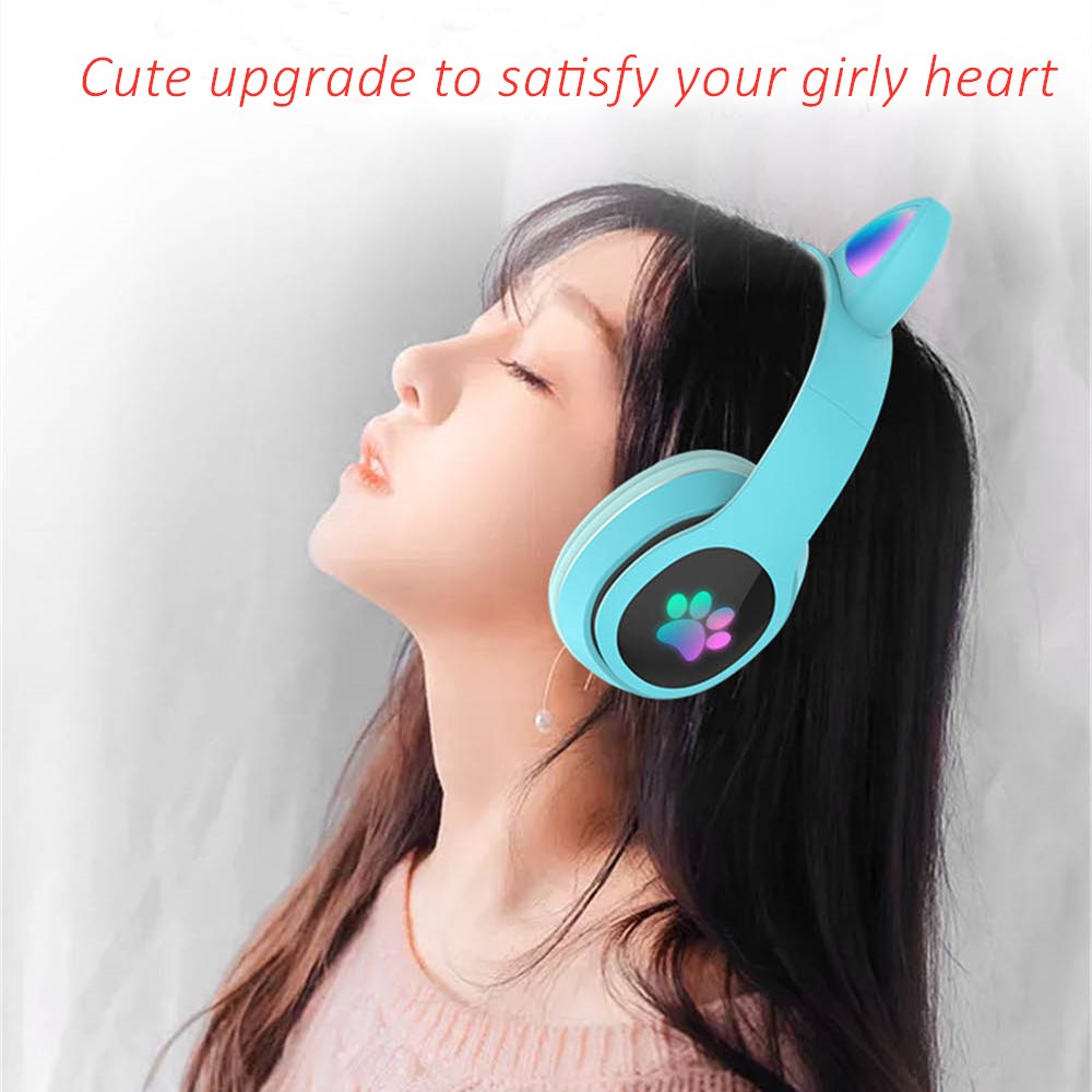 Gato bonito led fones de ouvid - Audio Music Kids avaliação e preço