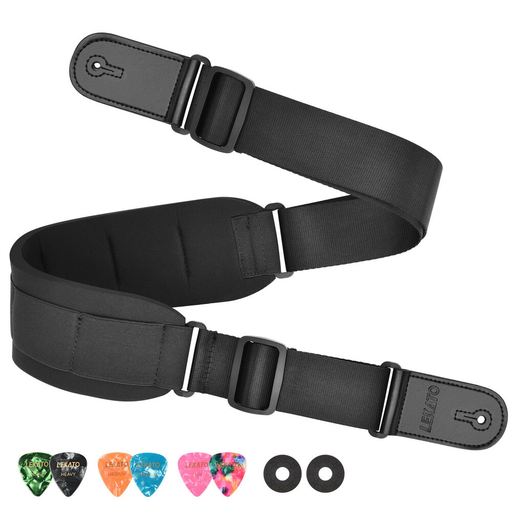 Lekato cinto de suporte de alç - Guitar Strap Padded avaliação e preço