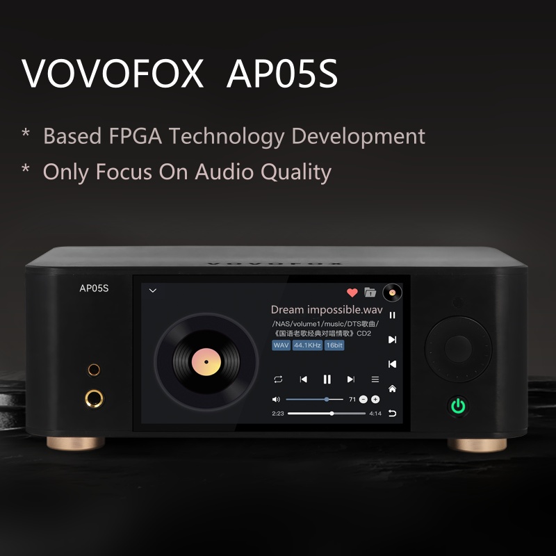 VOVOFOX-HiFi AP05S Reprodutor  - Audio Music Play avaliação e preço